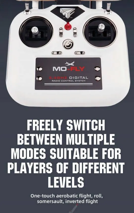 MOFLY P-51D 690mm Brushless RC Warbird, Optional FPV Camera & Phone Mount